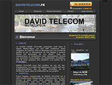 Tablet Screenshot of davidtelecom.fr
